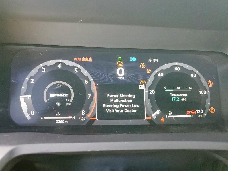 3TMLB5FN3RM014833 - 2024 TOYOTA TACOMA DOUBLE CAB Grafito foto 9