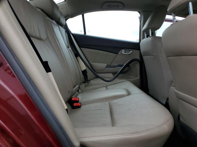 2HGFB2F91EH503823 - 2014 HONDA CIVIC EXL 勃艮第红 照片 10