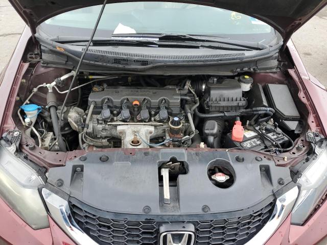 2HGFB2F91EH503823 - 2014 HONDA CIVIC EXL 勃艮第红 照片 11