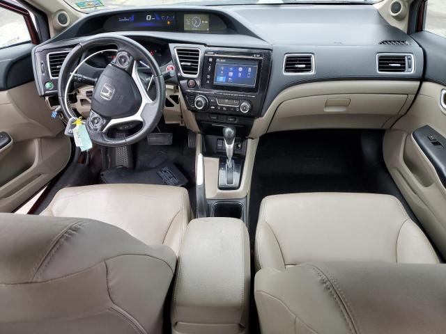 2HGFB2F91EH503823 - 2014 HONDA CIVIC EXL 勃艮第红 照片 8
