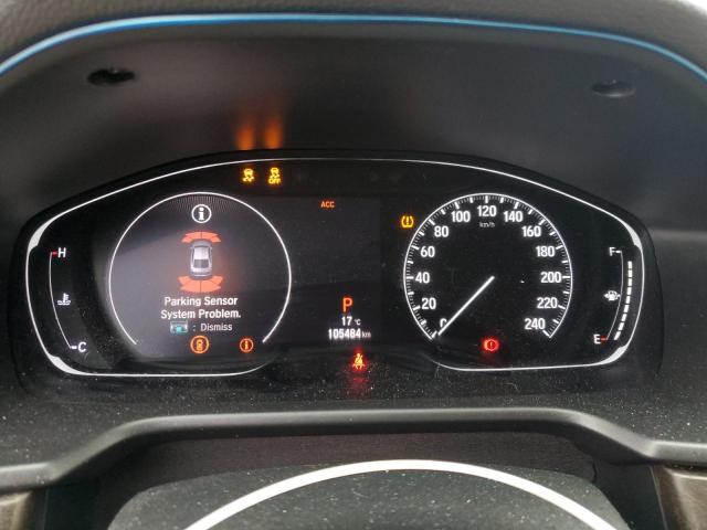 1HGCV1F92KA805345 - 2019 HONDA ACCORD TOURING 白色 照片 9