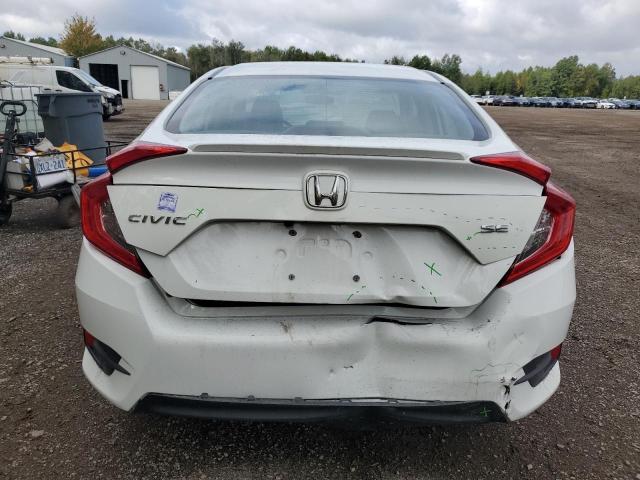 2HGFC2F66JH031115 - 2018 HONDA CIVIC LX WHITE photo 6