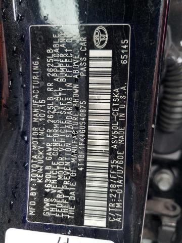 4T1BF1FK4GU540875 - 2016 TOYOTA CAMRY LE BLACK photo 26