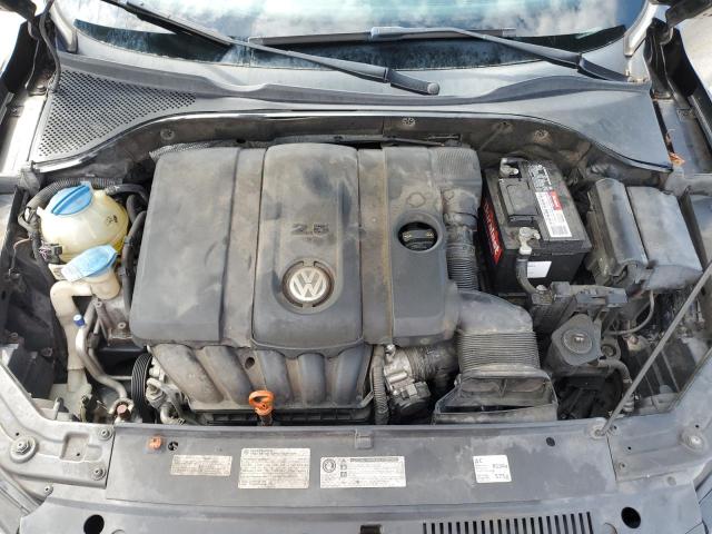 1VWAP7A30CC054271 - 2012 VOLKSWAGEN PASSAT S BLACK photo 11