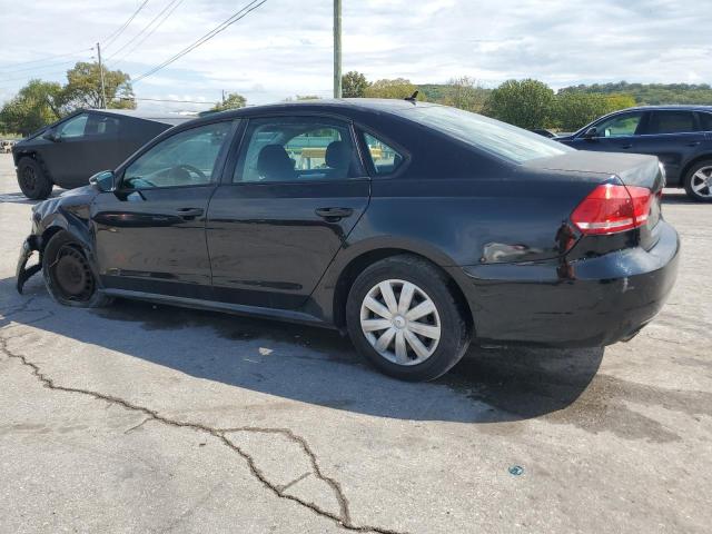 1VWAP7A30CC054271 - 2012 VOLKSWAGEN PASSAT S BLACK photo 2
