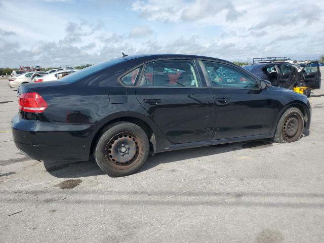 1VWAP7A30CC054271 - 2012 VOLKSWAGEN PASSAT S BLACK photo 3