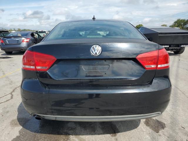 1VWAP7A30CC054271 - 2012 VOLKSWAGEN PASSAT S BLACK photo 6