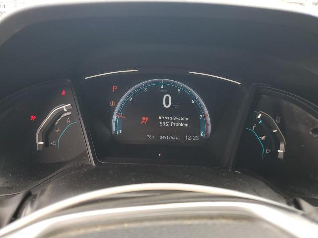 2HGFC2F69KH550385 - 2019 HONDA CIVIC LX თეთრი ფოტო 9