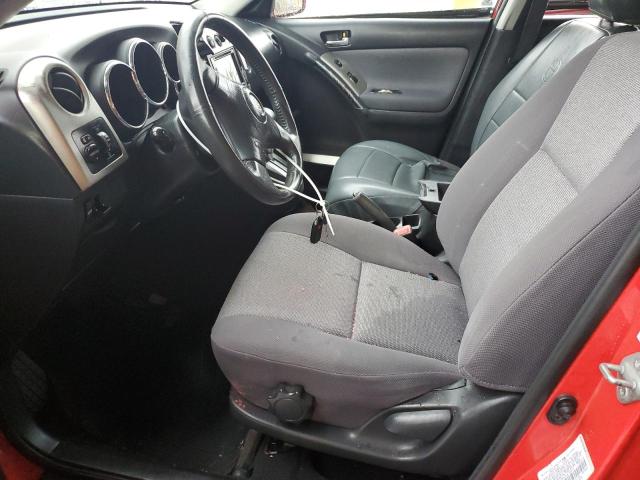 2T1KR32E54C195016 - 2004 TOYOTA COROLLA MA XR RED photo 7