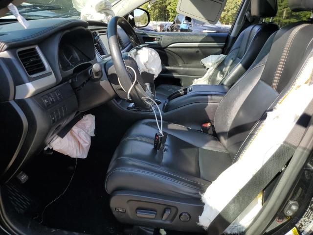 5TDJZRFHXHS374068 - 2017 TOYOTA HIGHLANDER SE BLACK photo 7