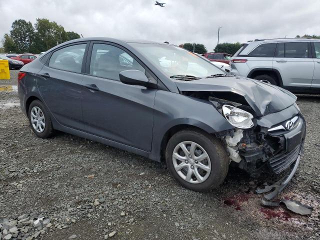 KMHCT4AE1CU115589 - 2012 HYUNDAI ACCENT GLS Մոխրագույն լուսանկար 4