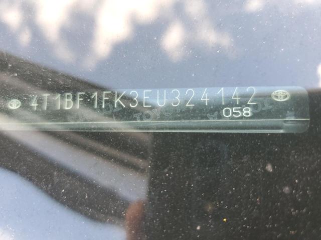 4T1BF1FK3EU324142 - 2014 TOYOTA CAMRY L GRAY photo 12