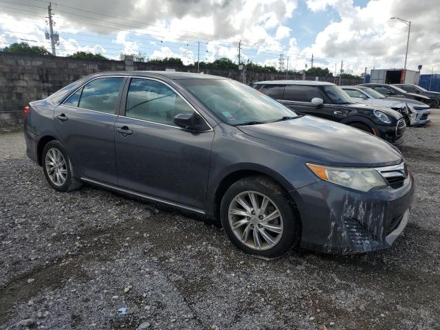 4T1BF1FK3EU324142 - 2014 TOYOTA CAMRY L GRAY photo 4