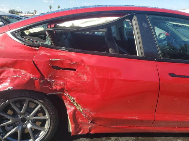 5YJ3E1EA4NF289267 - 2022 TESLA MODEL 3 Rouge photo 10