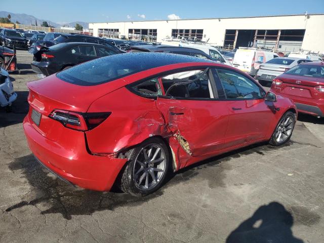 5YJ3E1EA4NF289267 - 2022 TESLA MODEL 3 Rouge photo 3
