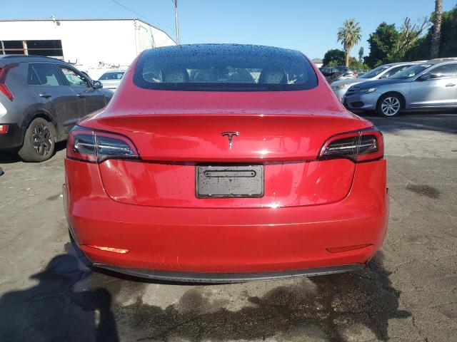 5YJ3E1EA4NF289267 - 2022 TESLA MODEL 3 Rouge photo 6
