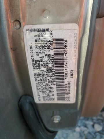 4T1BG22K81U020369 - 2001 TOYOTA CAMRY CE TAN photo 12