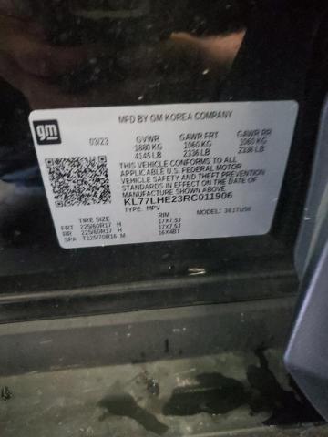 KL77LHE23RC011906 - 2024 CHEVROLET TRAX 1LT 黑色 照片 13