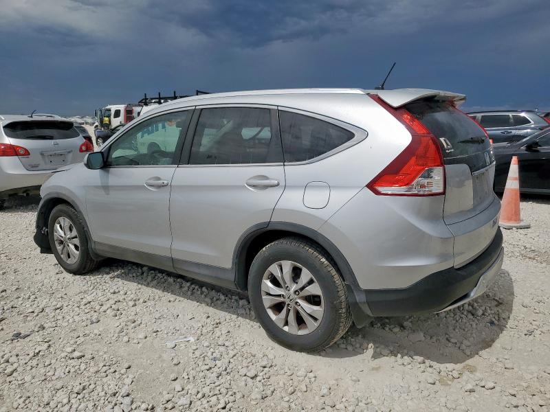 2HKRM4H54DH686815 - 2013 HONDA CR-V EX SILVER photo 2