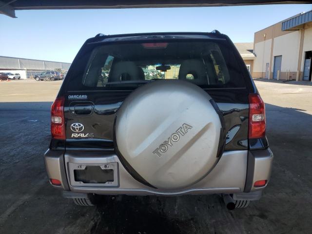 JTEGD20V440046359 - 2004 TOYOTA RAV4 შავი ფოტო 6