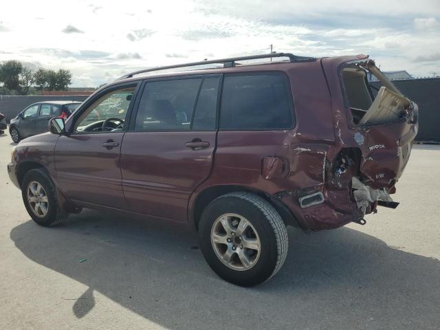 JTEGP21A440028978 - 2004 TOYOTA HIGHLANDER BASE Бордовый фото 2