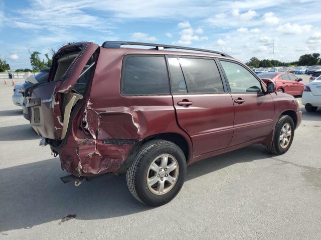 JTEGP21A440028978 - 2004 TOYOTA HIGHLANDER BASE Бордовый фото 3