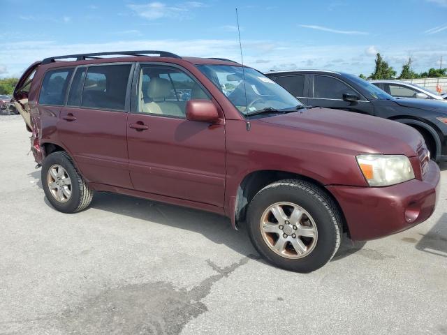 JTEGP21A440028978 - 2004 TOYOTA HIGHLANDER BASE Бордовый фото 4