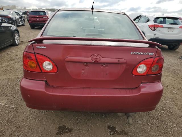 1NXBR32E78Z989701 - 2008 TOYOTA COROLLA CE RED photo 6