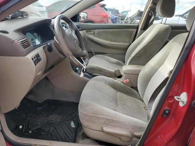 1NXBR32E78Z989701 - 2008 TOYOTA COROLLA CE RED photo 7
