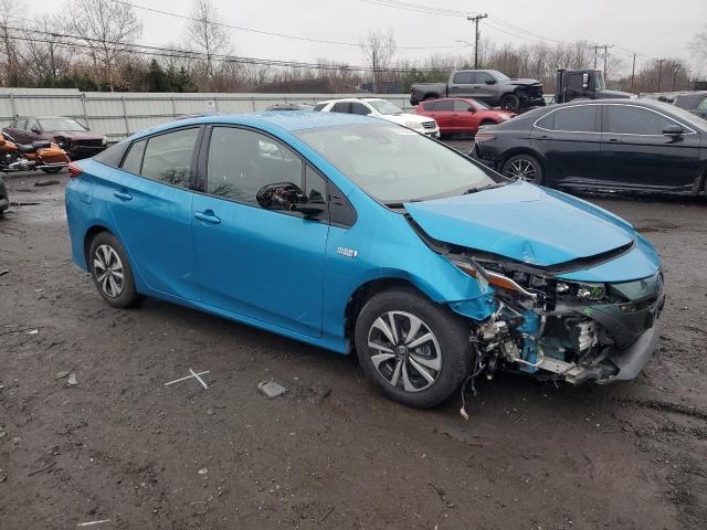 JTDKARFP9H3042854 - 2017 TOYOTA PRIUS PRIM 蓝色 照片 4