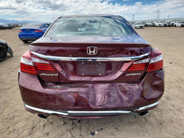 1HGCR2F56HA158108 - 2017 HONDA ACCORD SPORT Bordo fotoğraf 6