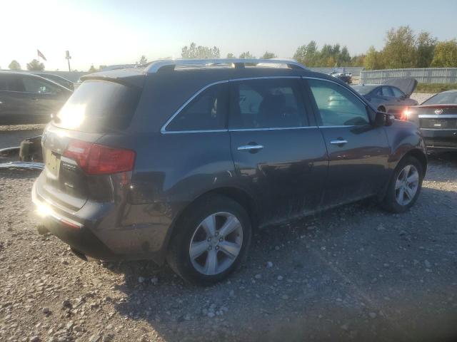 2HNYD2H69AH519227 - 2010 ACURA MDX TECHNOLOGY ნაცრისფერი ფოტო 3