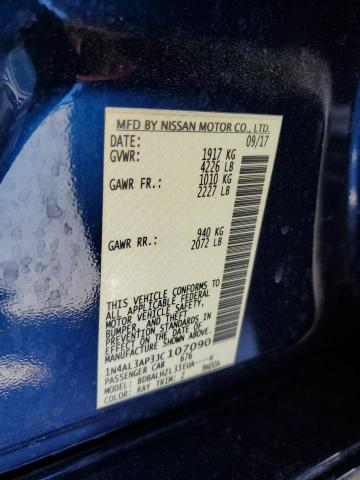 1N4AL3AP3JC107090 - 2018 NISSAN ALTIMA 2.5 Синий фото 12