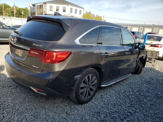 5FRYD4H40EB012503 - 2014 ACURA MDX TECHNOLOGY Մոխրագույն լուսանկար 3