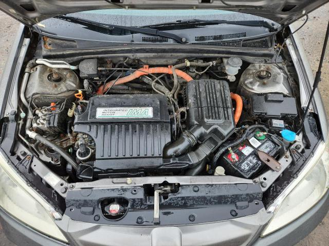 JHMES96644S011432 - 2004 HONDA CIVIC HYBRID Gris photo 11
