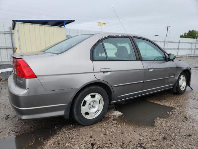 JHMES96644S011432 - 2004 HONDA CIVIC HYBRID Gris photo 3