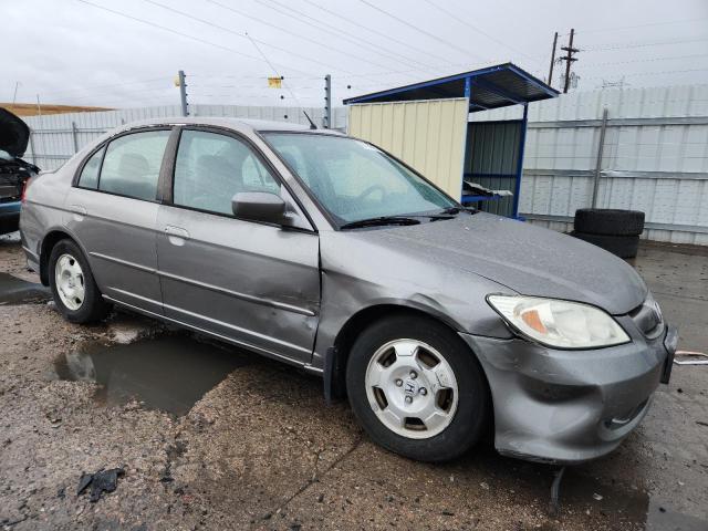 JHMES96644S011432 - 2004 HONDA CIVIC HYBRID Gris photo 4