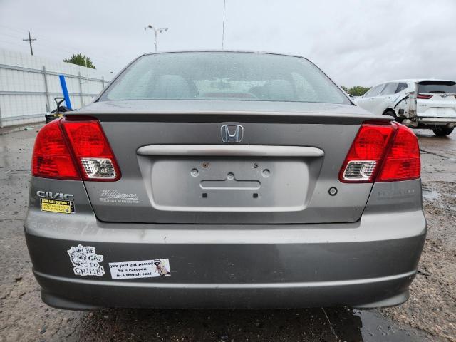 JHMES96644S011432 - 2004 HONDA CIVIC HYBRID Gris photo 6