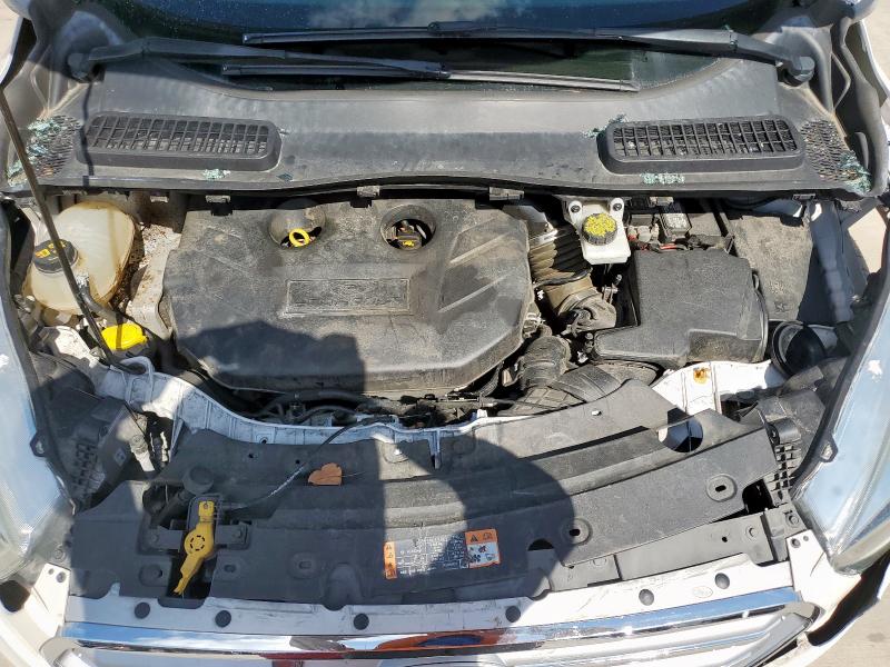 1FMCU9J91HUD60252 - 2017 FORD ESCAPE TITANIUM WHITE photo 12