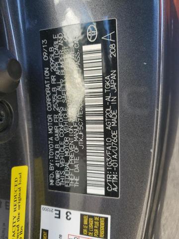 JTKJF5C71E3080366 - 2014 TOYOTA SCION TC 灰色 照片 12