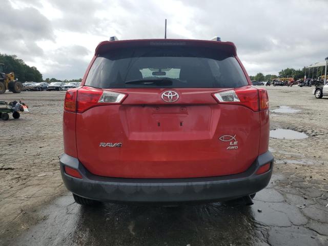 JTMBFREV1ED066136 - 2014 TOYOTA RAV4 LE 红色 照片 6