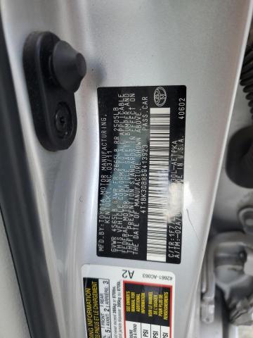 4T1BK3DB8BU413923 - 2011 TOYOTA AVALON BASE Gümüş fotoğraf 13