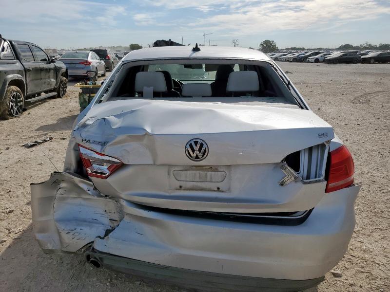 1VWBP7A31DC027344 - 2013 VOLKSWAGEN PASSAT SE Plata foto 6