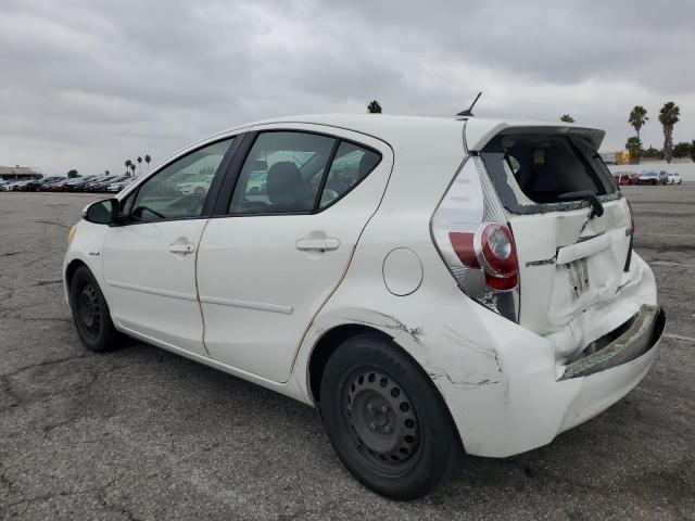 JTDKDTB31C1017023 - 2012 TOYOTA PRIUS C WHITE photo 2
