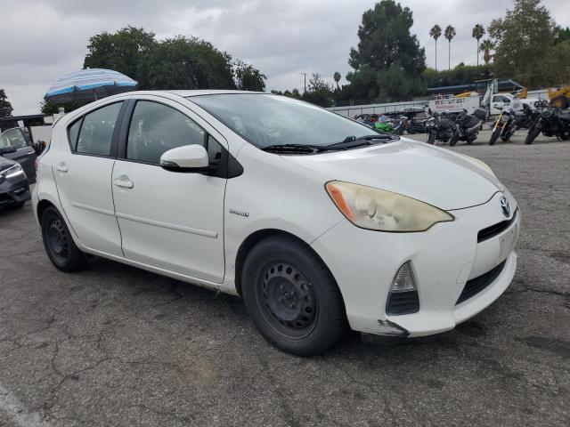 JTDKDTB31C1017023 - 2012 TOYOTA PRIUS C WHITE photo 4