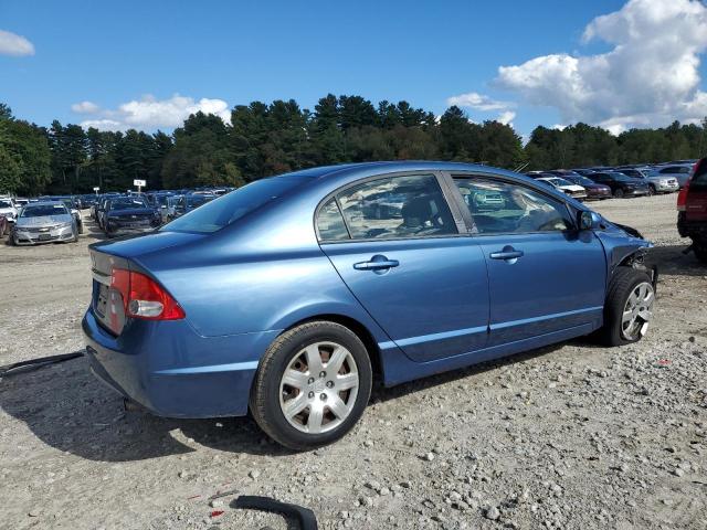 2HGFA16529H543134 - 2009 HONDA CIVIC LX BLUE photo 3