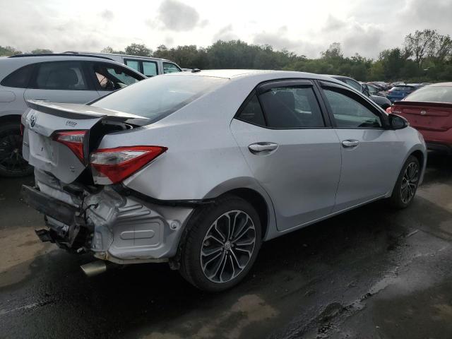 2T1BURHE9EC081272 - 2014 TOYOTA COROLLA L SILVER photo 3