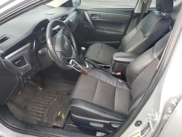 2T1BURHE9EC081272 - 2014 TOYOTA COROLLA L SILVER photo 7