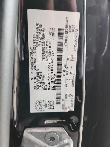 1FMCU9J91HUA71047 - 2017 FORD ESCAPE TITANIUM 黑色 照片 13