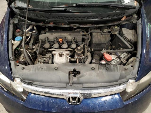 1HGFA16587L011774 - 2007 HONDA CIVIC LX BLUE photo 11